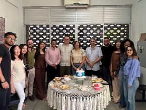 Equipe (PRGAF) — junto ao reitor da Universidade Federal de Campina Grande (UFCG).